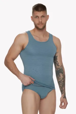031006 ZEUS Men Undershirt - Smokey Blue