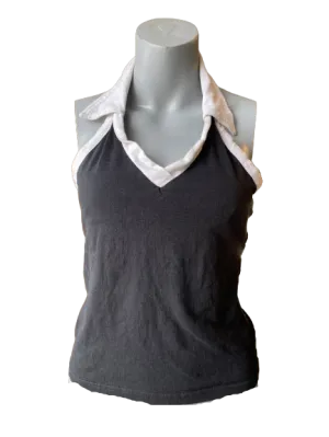 725 Originals Black Collar Halter
