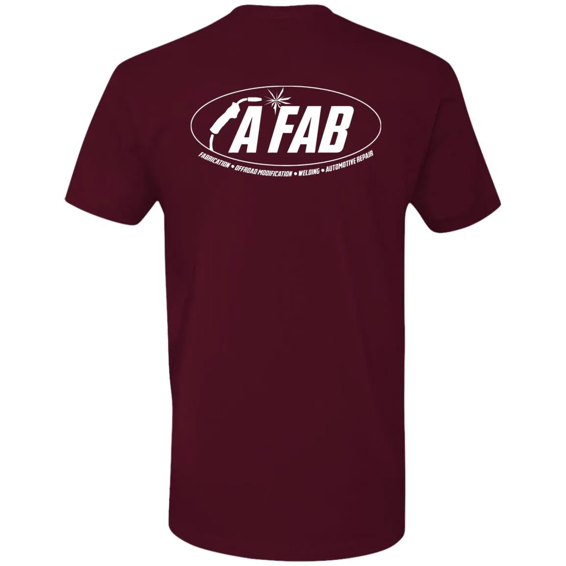 A Fab white logo NL3600 Premium Short Sleeve T-Shirt