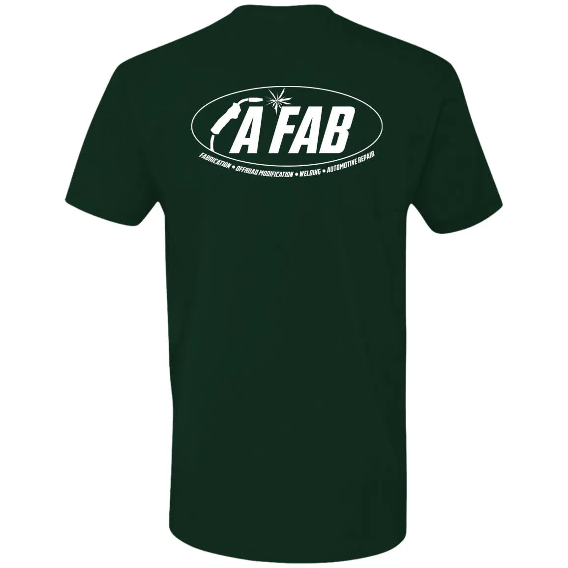 A Fab white logo NL3600 Premium Short Sleeve T-Shirt