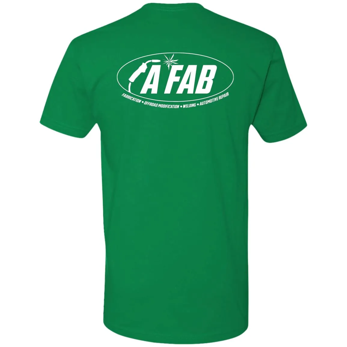 A Fab white logo NL3600 Premium Short Sleeve T-Shirt