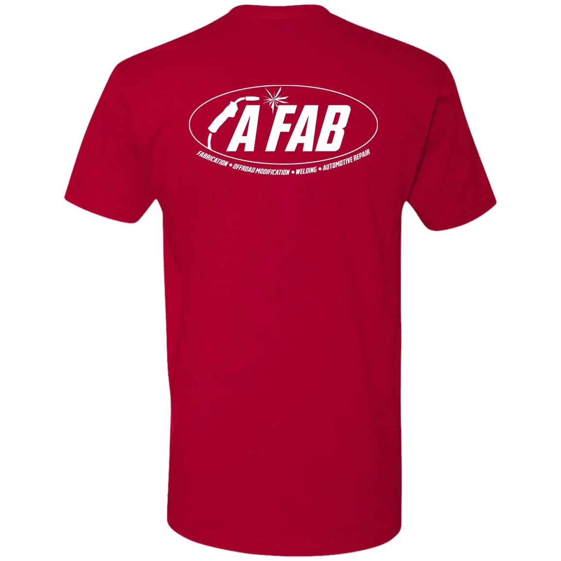 A Fab white logo NL3600 Premium Short Sleeve T-Shirt