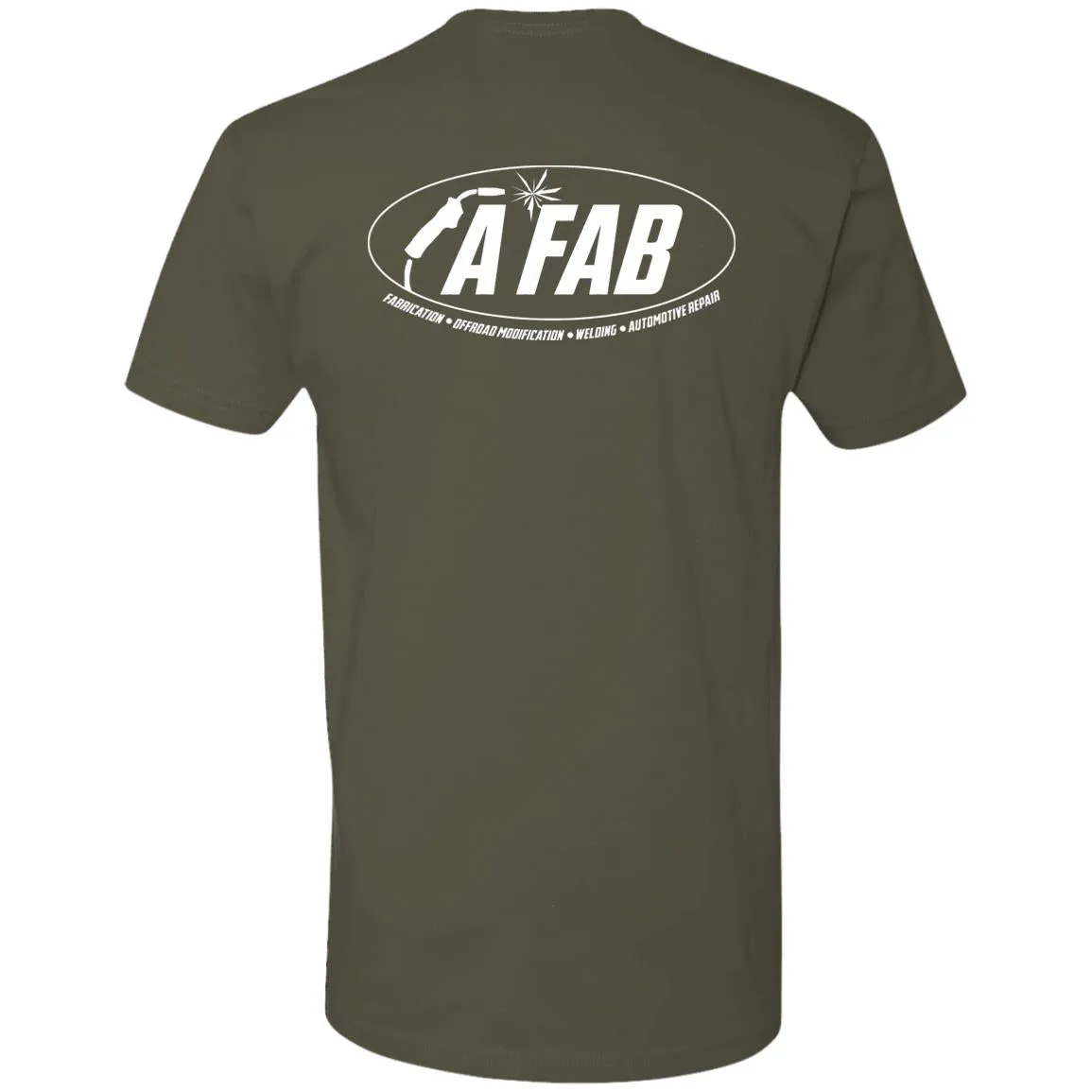 A Fab white logo NL3600 Premium Short Sleeve T-Shirt