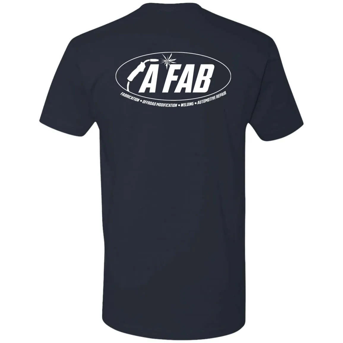 A Fab white logo NL3600 Premium Short Sleeve T-Shirt