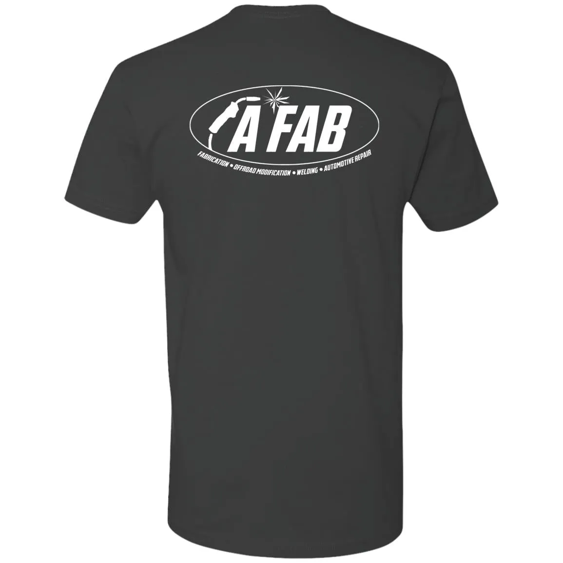 A Fab white logo NL3600 Premium Short Sleeve T-Shirt