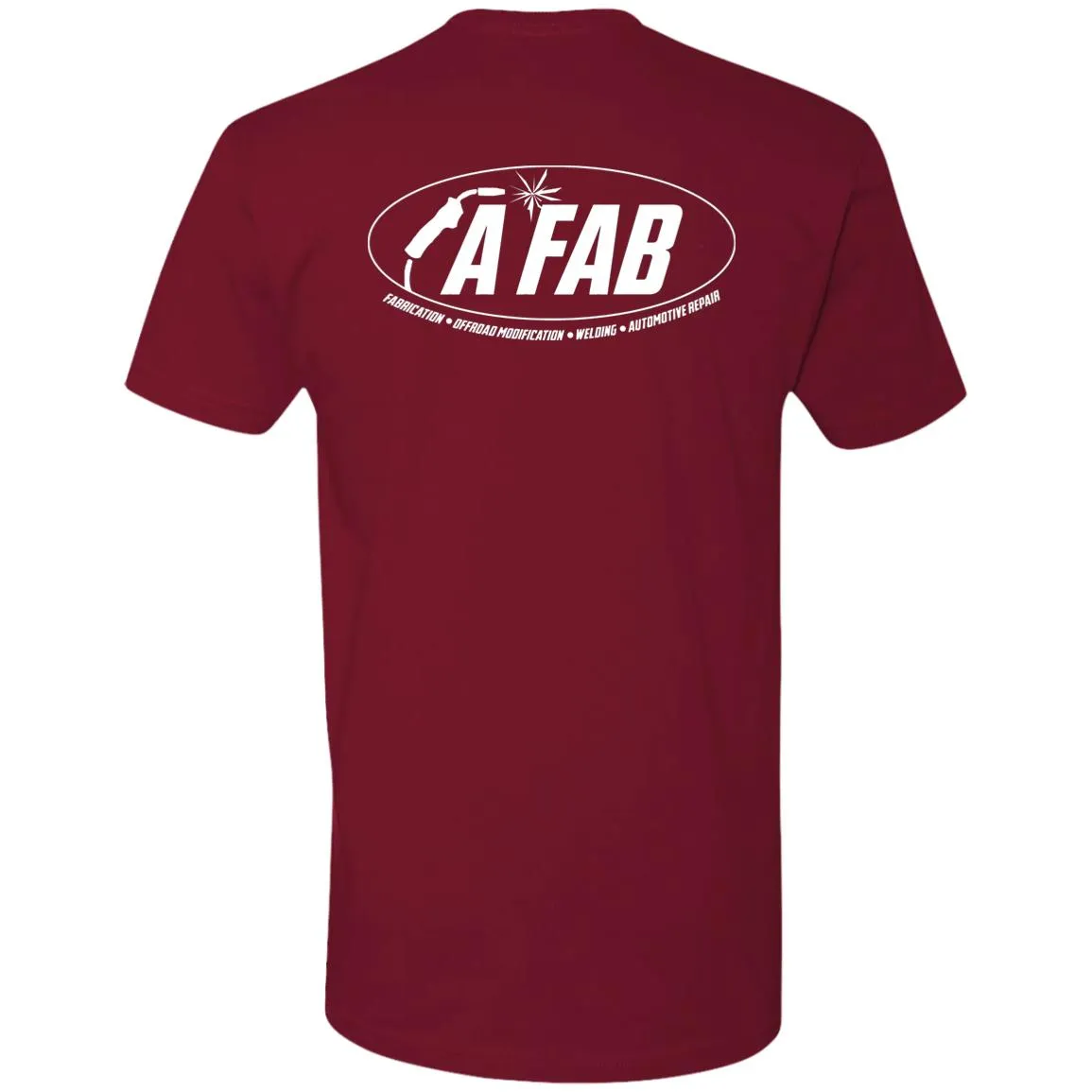 A Fab white logo NL3600 Premium Short Sleeve T-Shirt