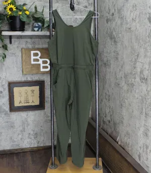 All in Motion Women's Stretch Woven Jumpsuit - Olive Green S 77283334 Green S