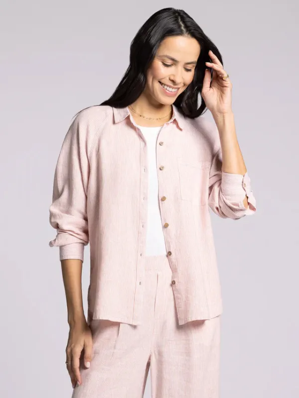 Anastasia Shirt - White Clay