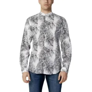 Antony Morato Men's Black Mandarin Collar Shirt