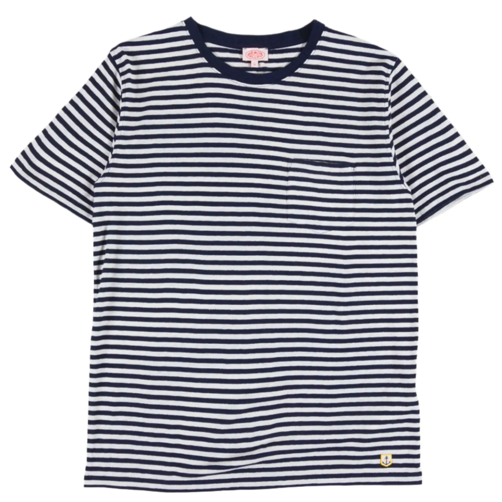 Armor Lux Striped T-Shirt Marine Deep  / Nature