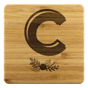 Bamboo "C" Coasters (Sets of 4)
