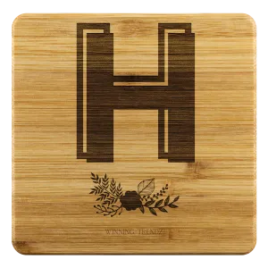 Bamboo "H" Coasters (Sets of 4)
