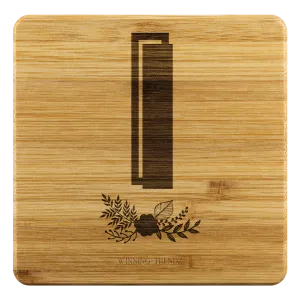Bamboo "I" Coasters (Sets of 4)