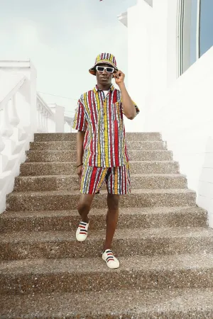 Bamboozle African Print Short Sleeve Shirt