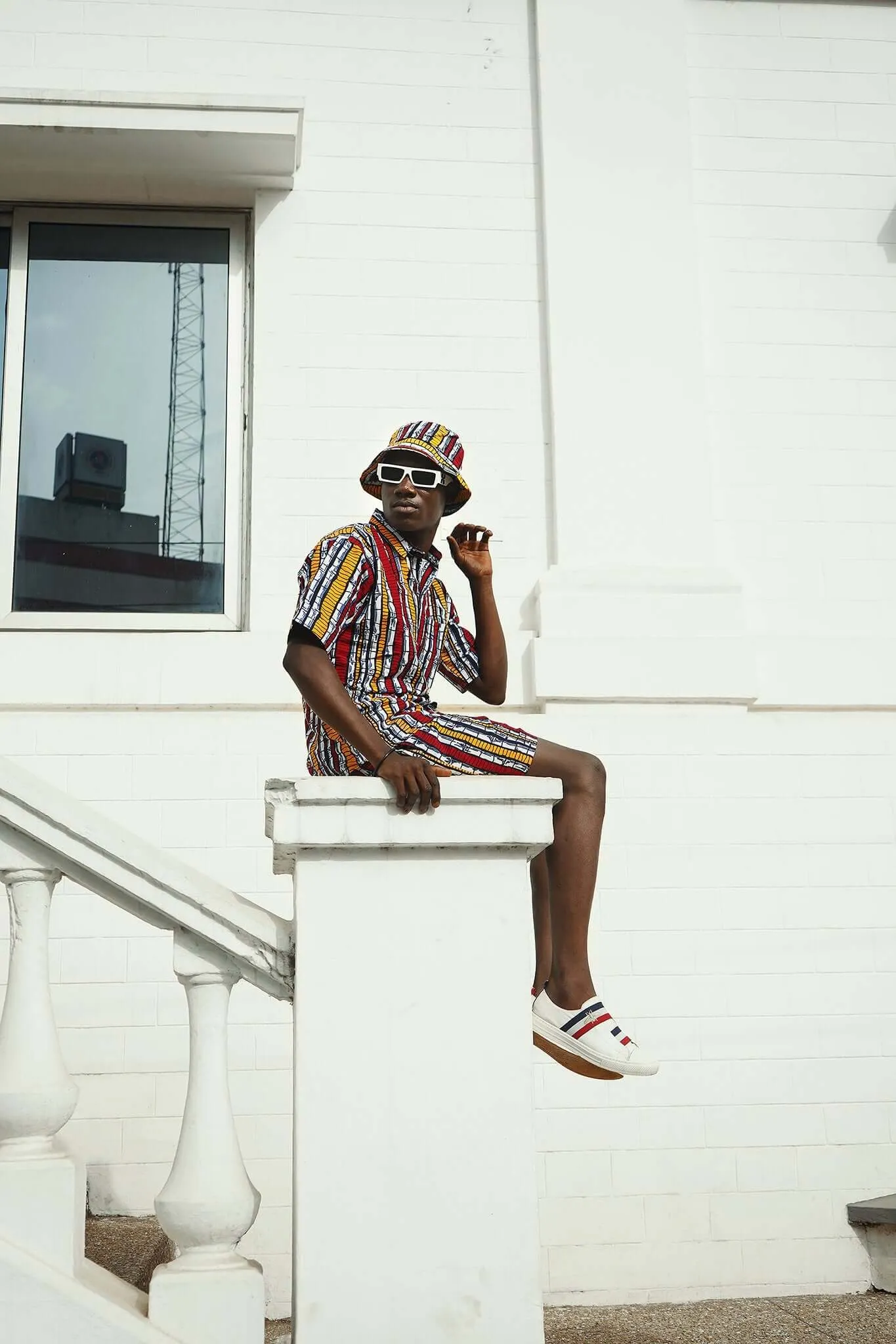 Bamboozle African Print Short Sleeve Shirt