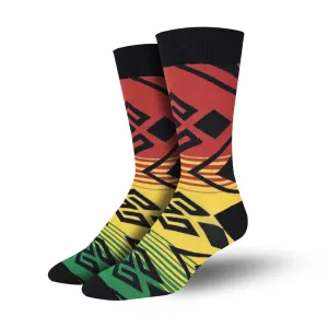 Bambukas Mens Reggae Vibes Crew Socks