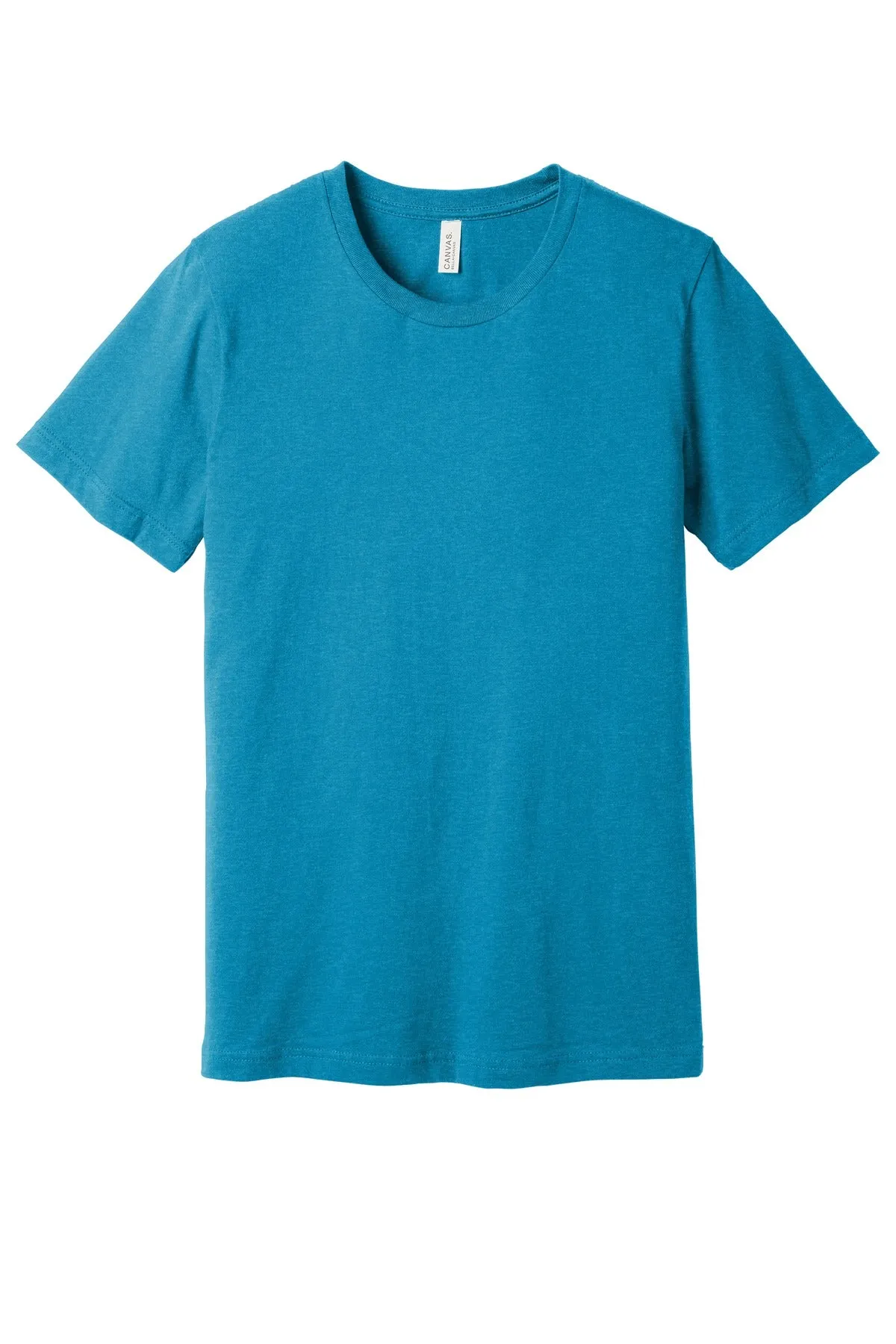 BELLA CANVAS  Unisex Heather CVC Short Sleeve Tee. BC3001CVC Heather Aqua