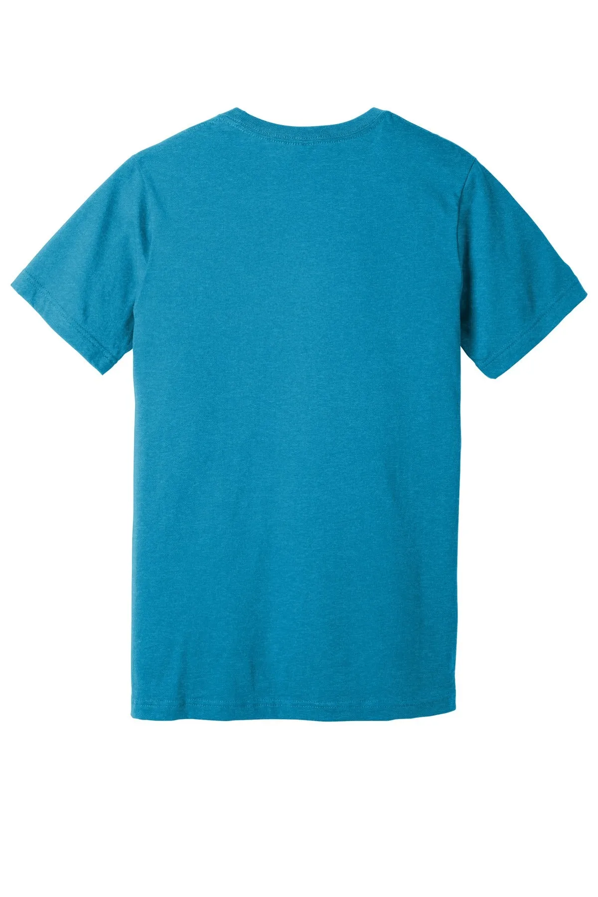 BELLA CANVAS  Unisex Heather CVC Short Sleeve Tee. BC3001CVC Heather Aqua