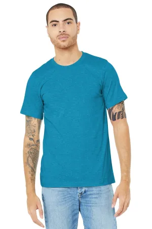 BELLA CANVAS  Unisex Heather CVC Short Sleeve Tee. BC3001CVC Heather Aqua