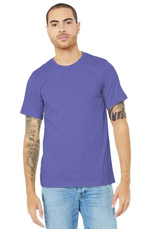 BELLA CANVAS  Unisex Heather CVC Short Sleeve Tee. BC3001CVC Heather Lapis