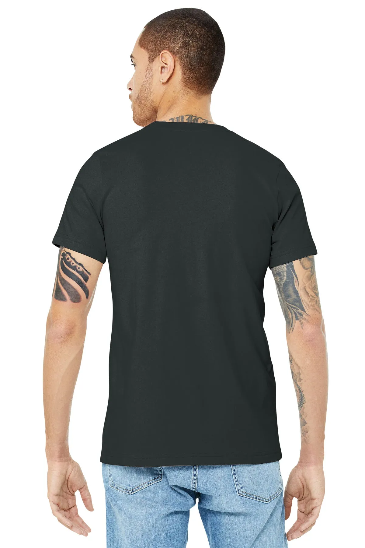 BELLA CANVAS  Unisex Jersey Short Sleeve Tee. BC3001 Dark Grey