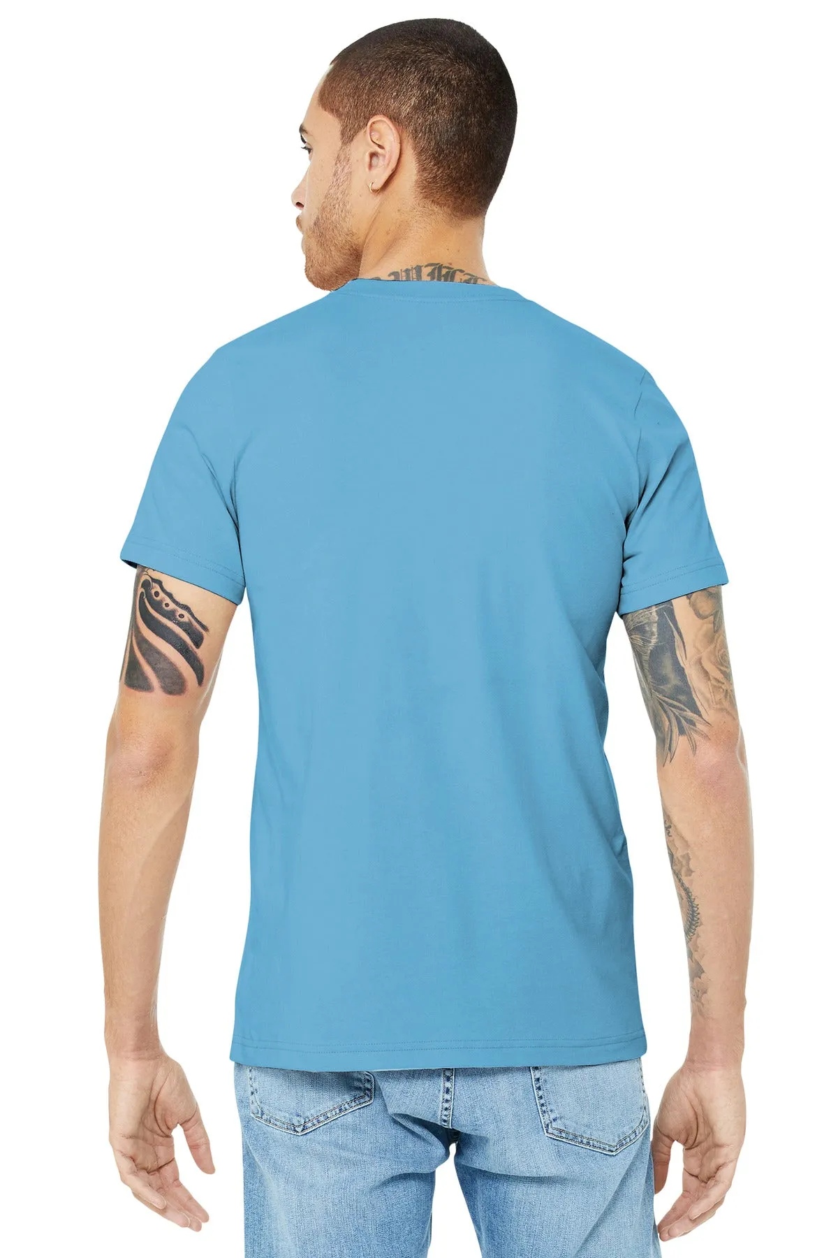 BELLA CANVAS  Unisex Jersey Short Sleeve Tee. BC3001 Ocean Blue