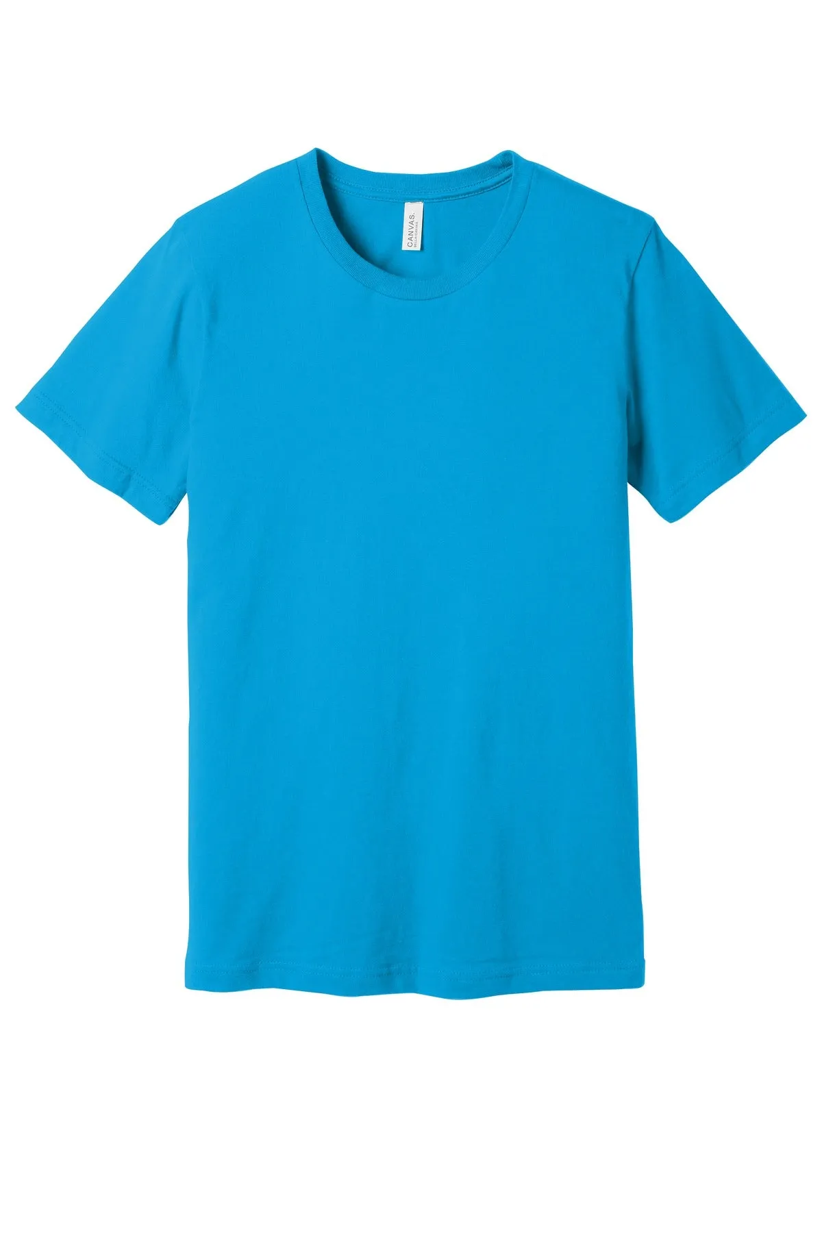 BELLA CANVAS  Unisex Jersey Short Sleeve Tee. BC3001 Turquoise