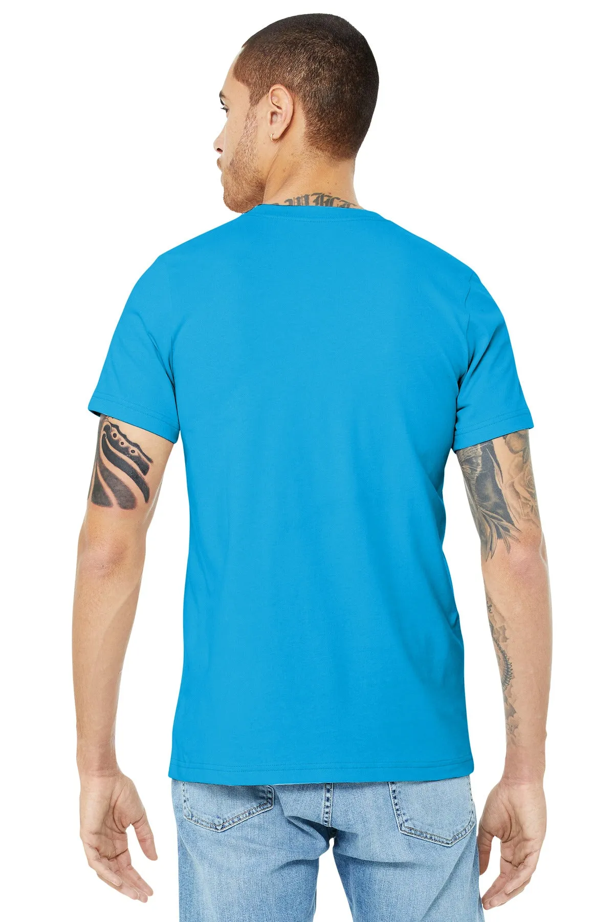 BELLA CANVAS  Unisex Jersey Short Sleeve Tee. BC3001 Turquoise