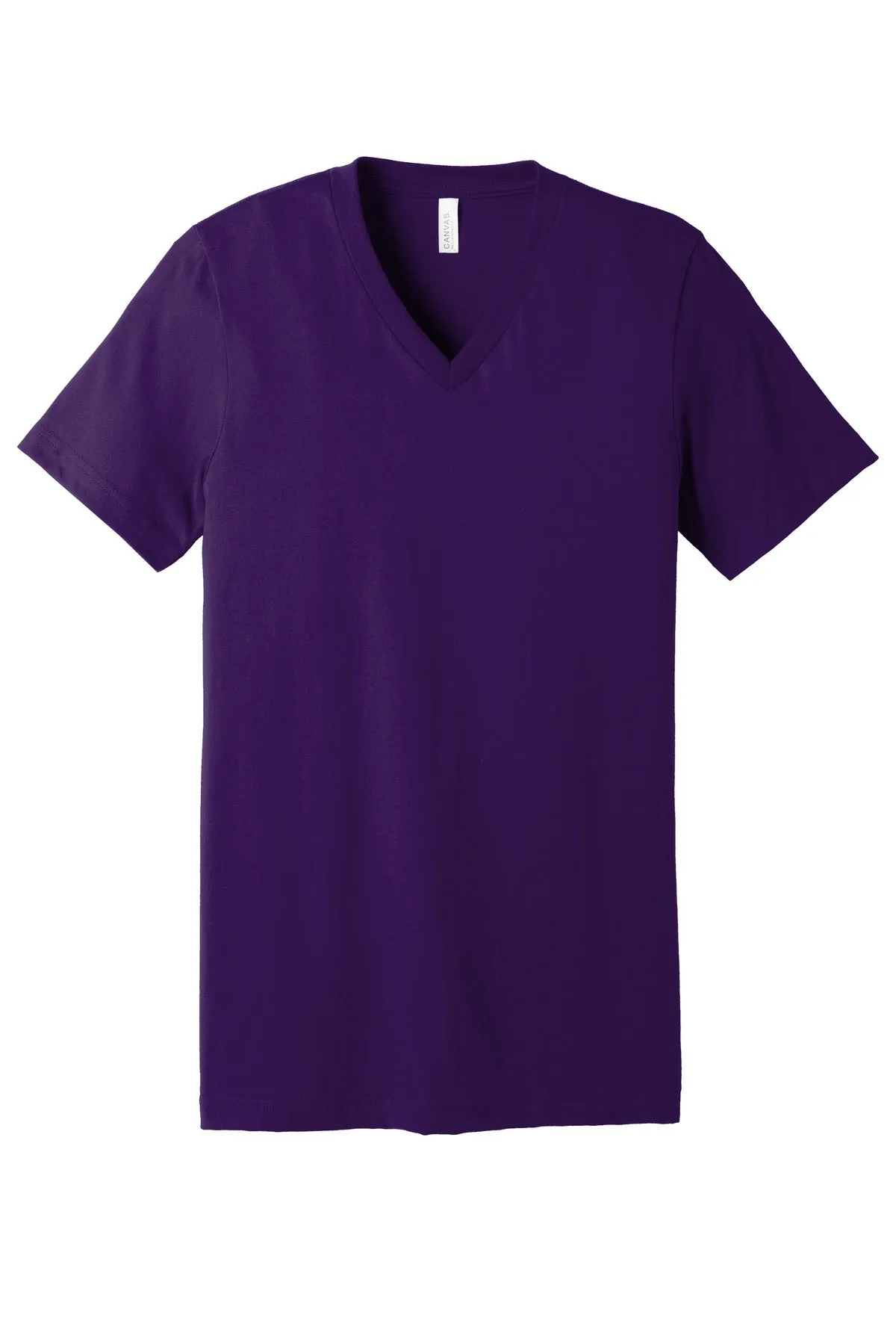 BELLA CANVAS  Unisex Jersey Short Sleeve V-Neck Tee. BC3005 Team Purple