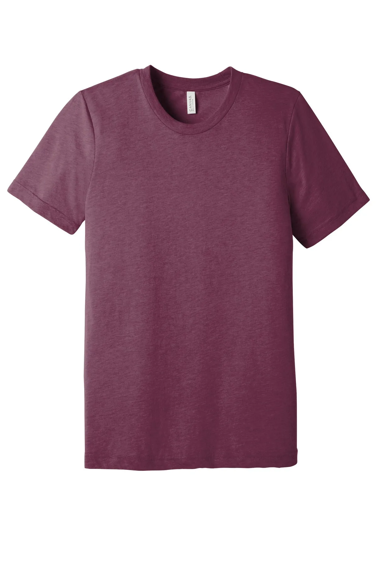 BELLA CANVAS  Unisex Triblend Short Sleeve Tee. BC3413 Maroon Triblend