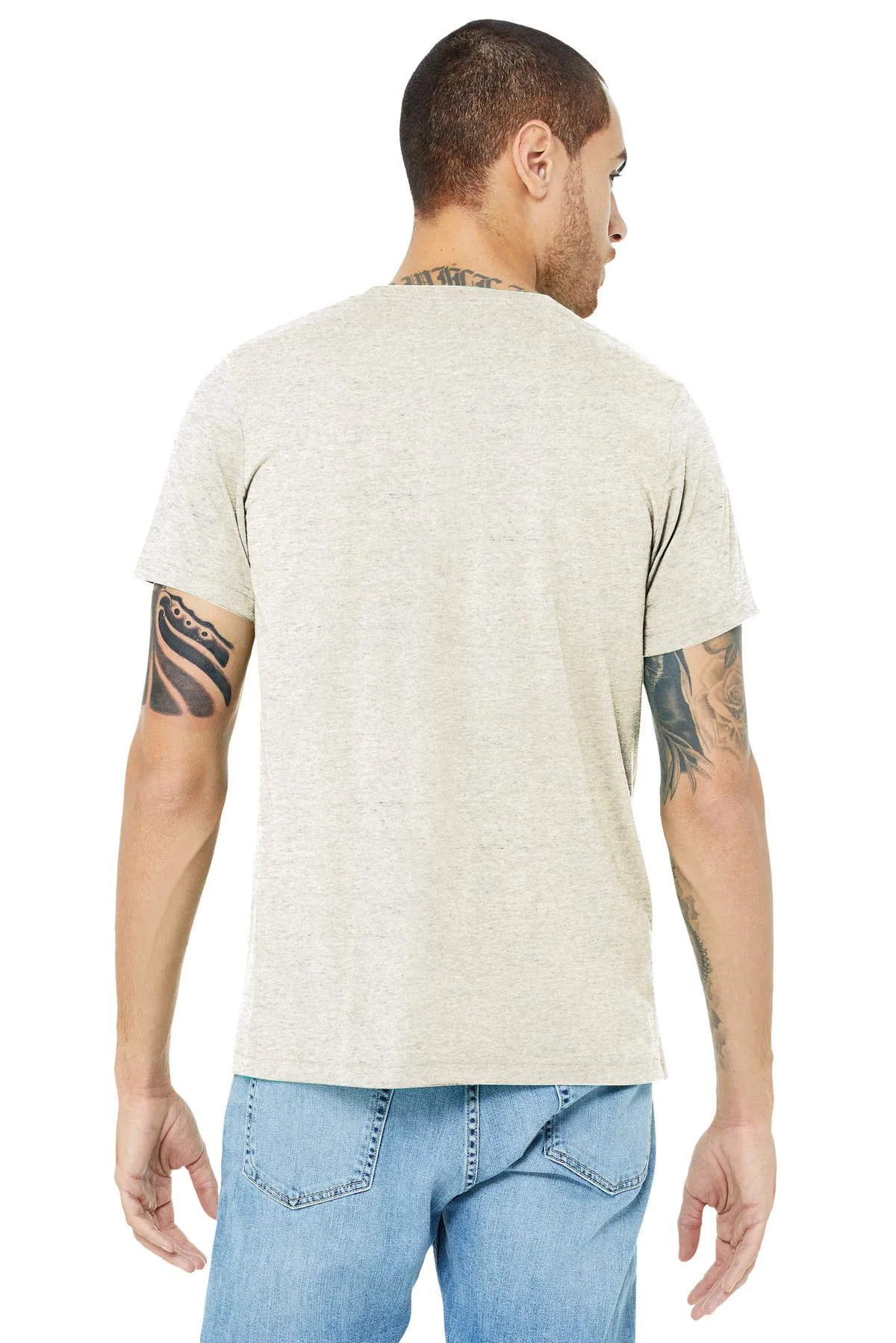 BELLA CANVAS  Unisex Triblend Short Sleeve Tee. BC3413 Oatmeal Triblend
