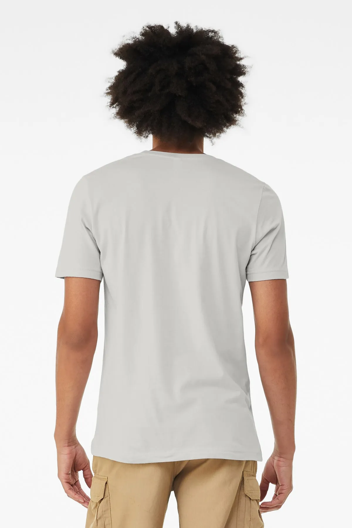 BELLA CANVAS  Unisex Triblend Short Sleeve Tee. BC3413 Solid Silver Triblend