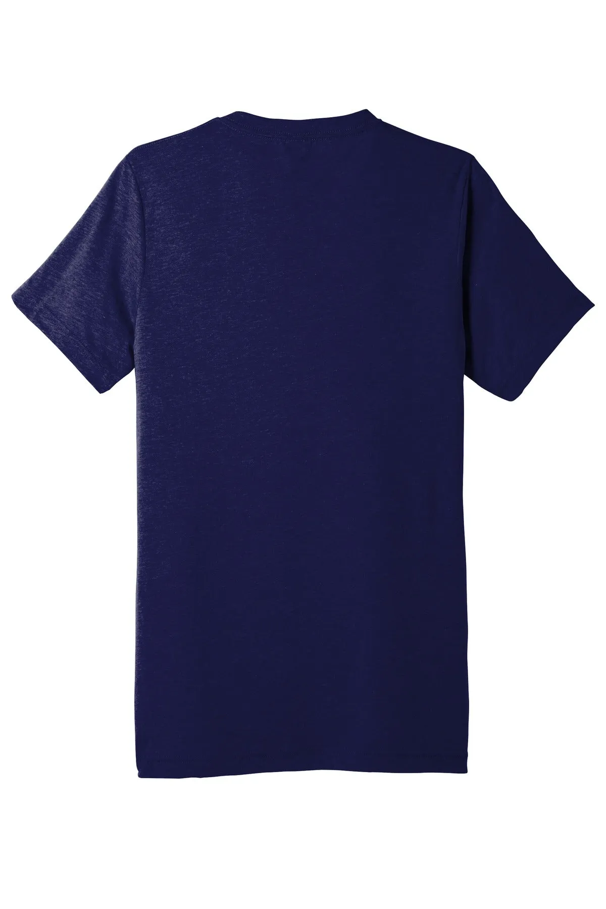 BELLA CANVAS  Unisex Triblend Short Sleeve V-Neck Te. BC3415 Navy Triblend