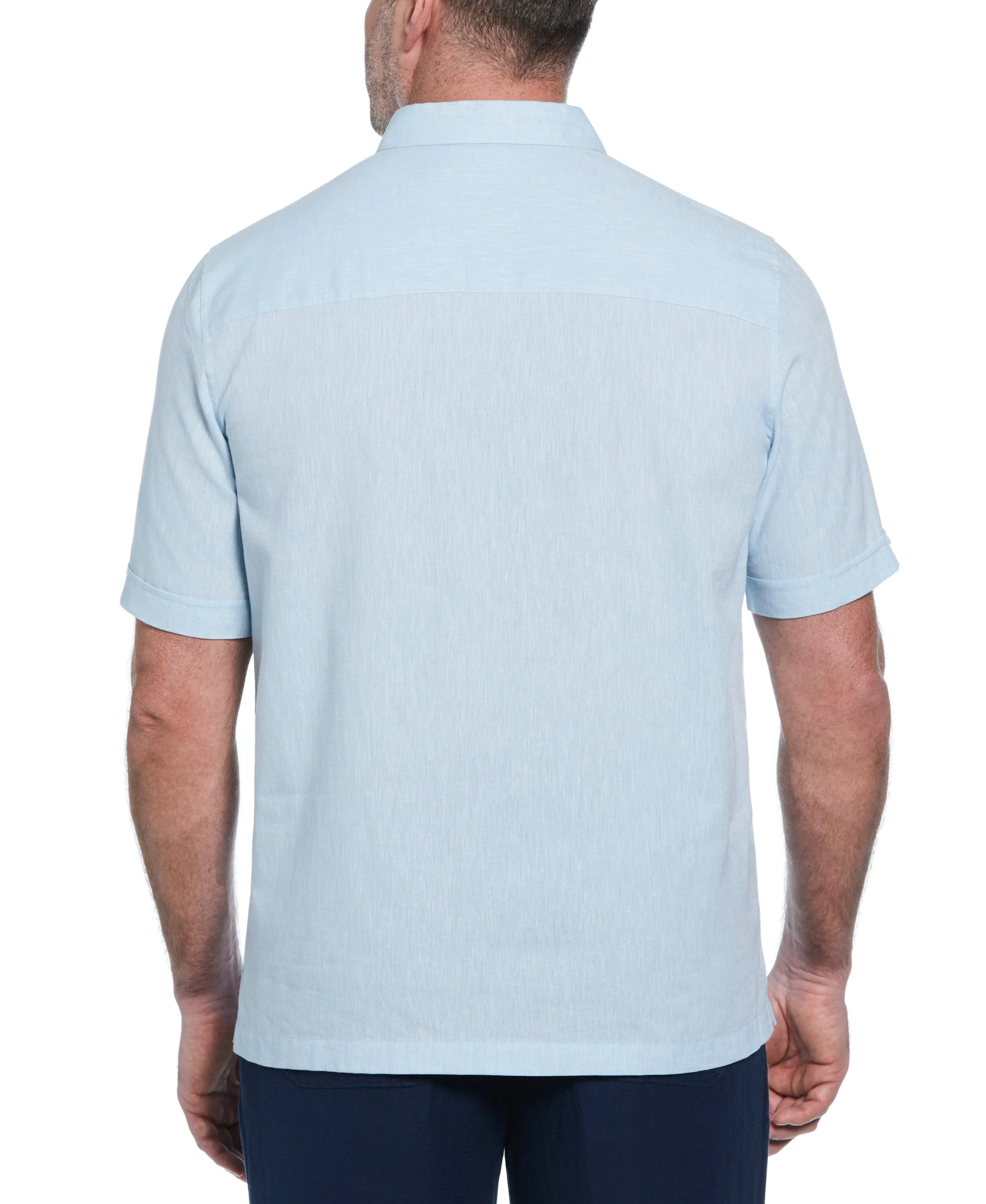 Big & Tall Engineered Dobby Panels Shirt
