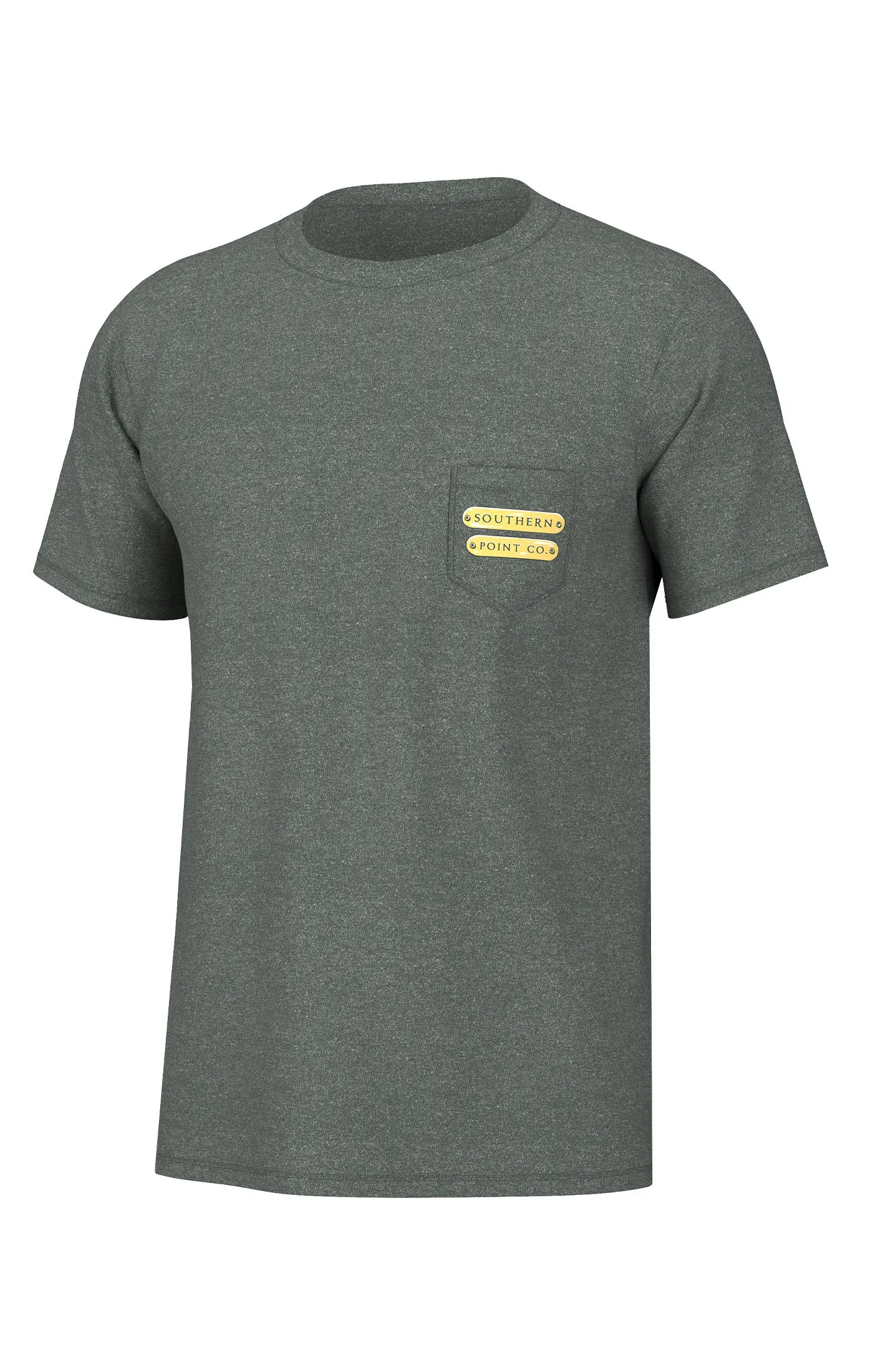 BLAZE ORANGE COLLAR  SHORT SLEEVE TEE