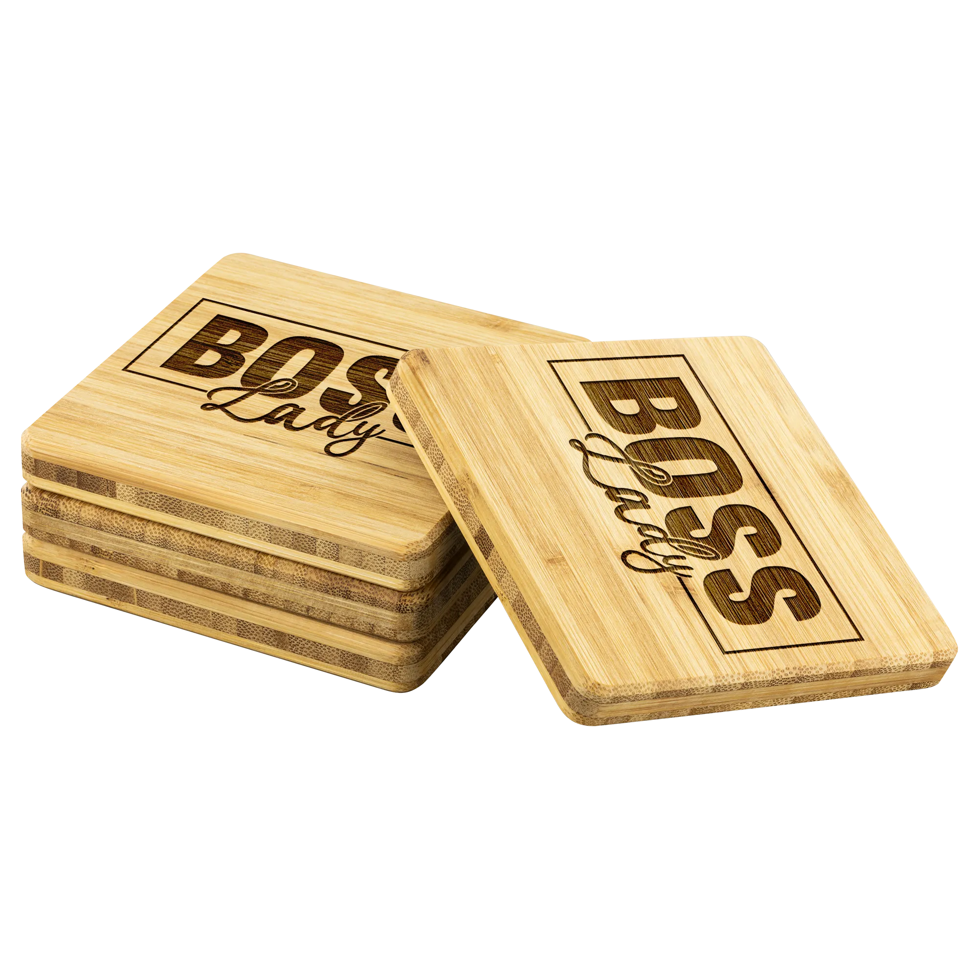 Boss Lady | Bamboo Coasters