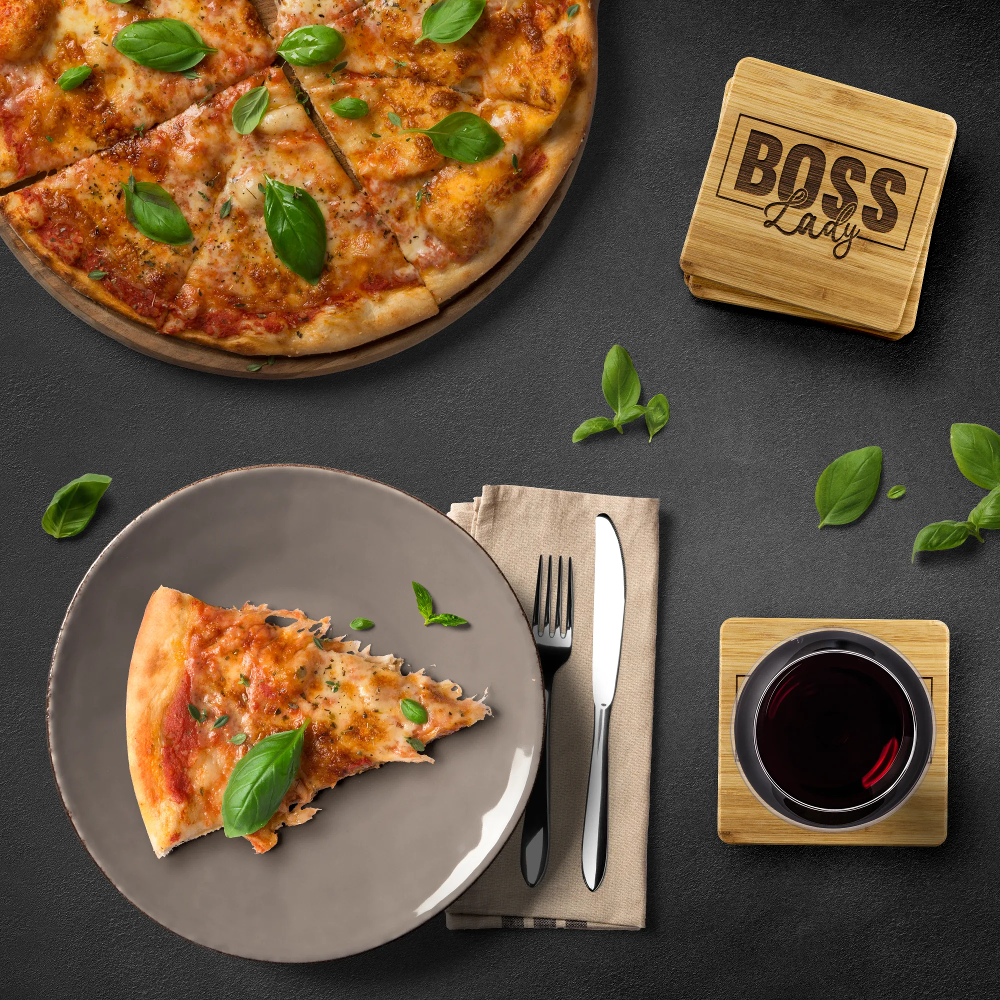 Boss Lady | Bamboo Coasters