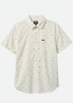 Brixton Men's Charter Print Short Sleeve Woven Button Up Shirt