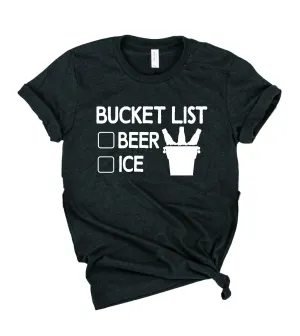 Bucket List Shirt | Mens Shirt | Dad Shirt | Husband Shirt