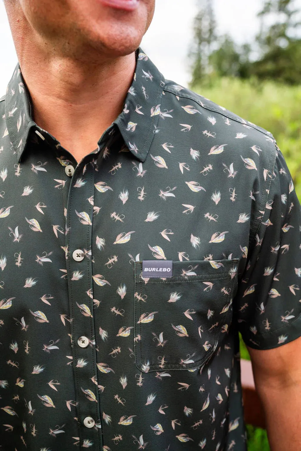 Burlebo On the Fly Performance Button Up