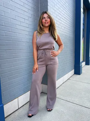 Butter Soft Mocha Luxury Jumpsuit