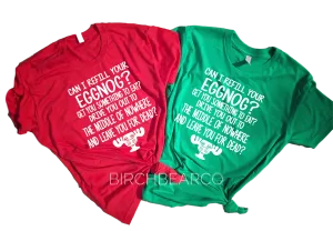 Can I Refill Your Eggnog Shirt | Christmas Vacation Shirt | Unisex Shirt