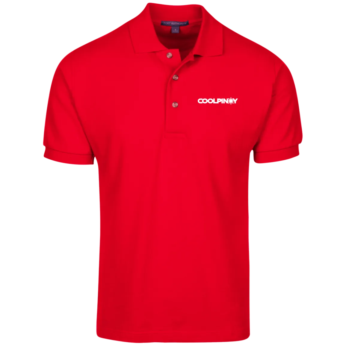 CoolPinoy Logo with Sun Cotton Knit Polo