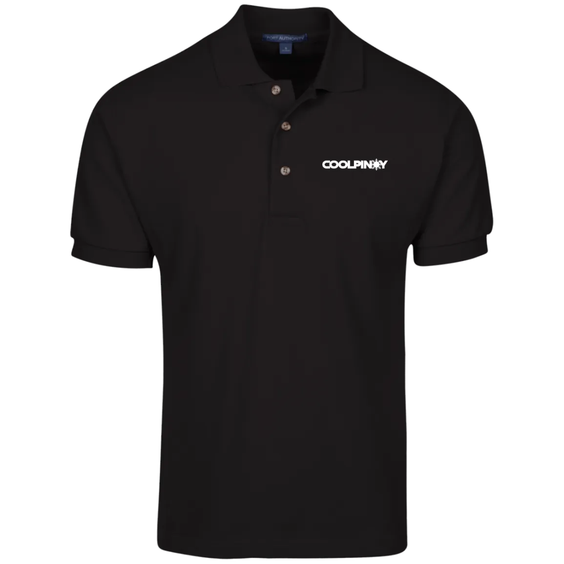 CoolPinoy Logo with Sun Cotton Knit Polo
