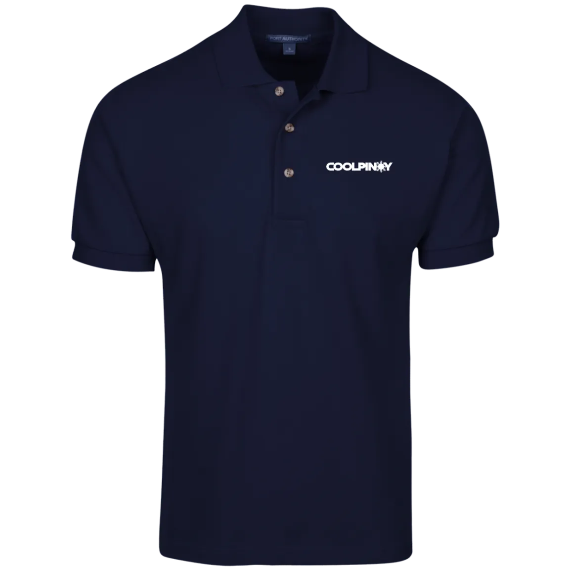 CoolPinoy Logo with Sun Cotton Knit Polo
