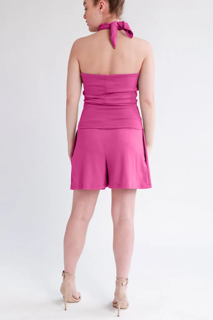 Criss-Cross Halter Top