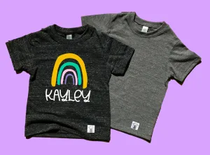 Custom Kids Rainbow Shirt - Toddler Shirt