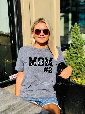 Custom Soccer Mom Shirt | Soccer Mom | Mom Shirt | Unisex Crew