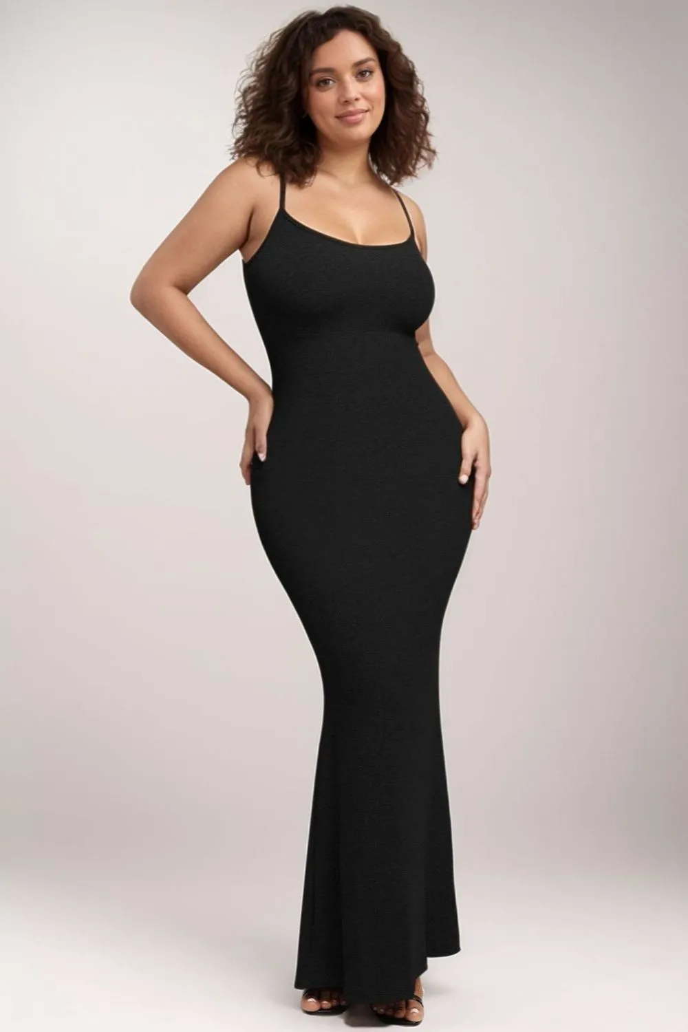 Daphne Built-In Shapewear Sleeveless Maxi Dress