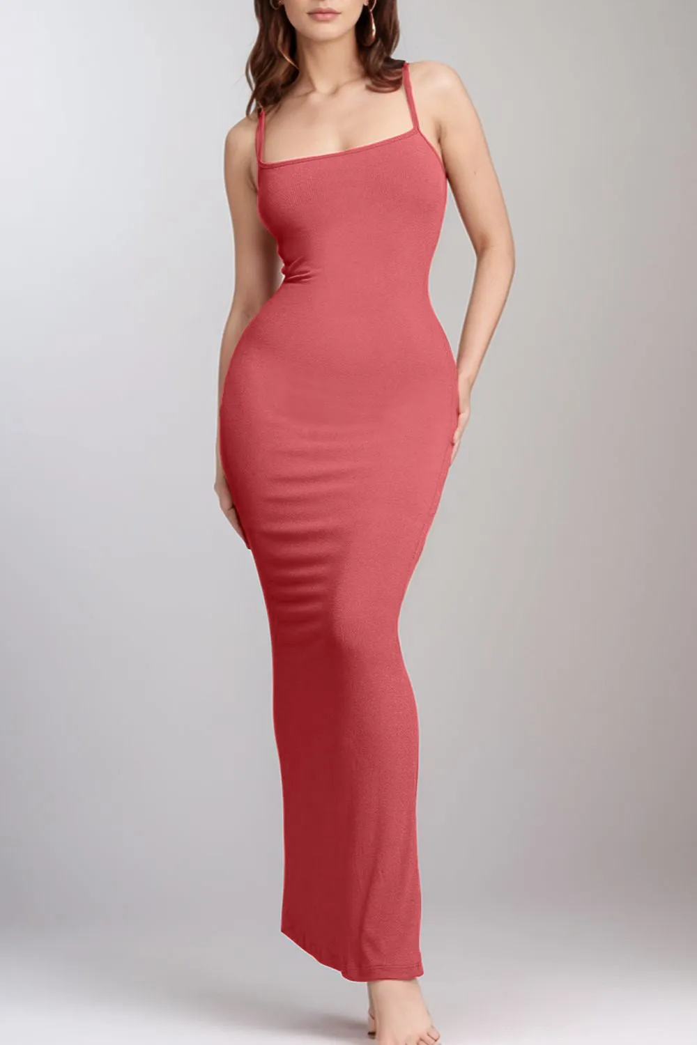 Daphne Built-In Shapewear Sleeveless Maxi Dress